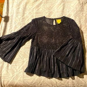 Black Maeve blouse, size 8